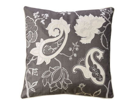 Nana Dark Gray Pillow (Set of 2) - Ornate Home