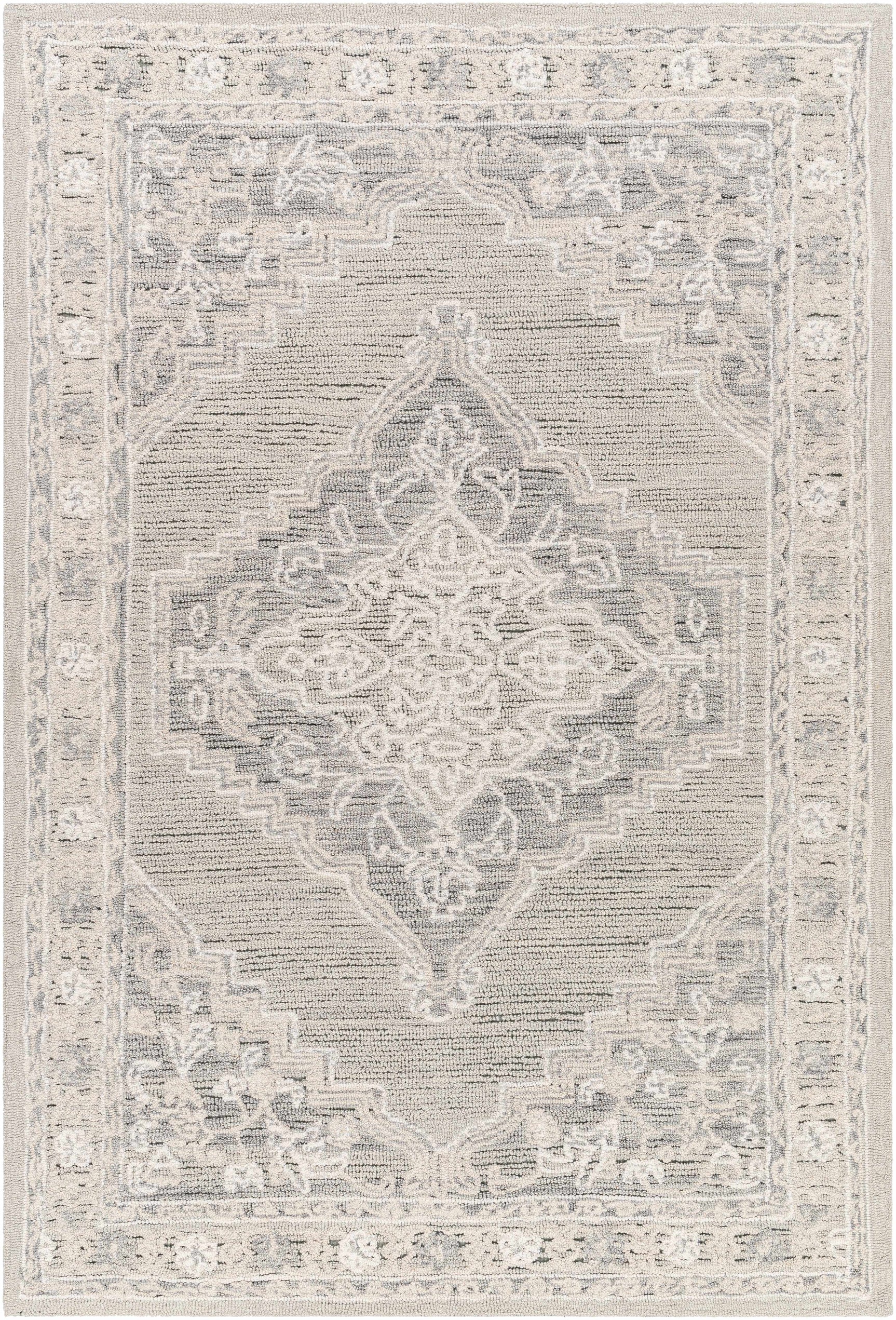 Nani Gray Wool Blend Area Rug - Clearance - Ornate Home