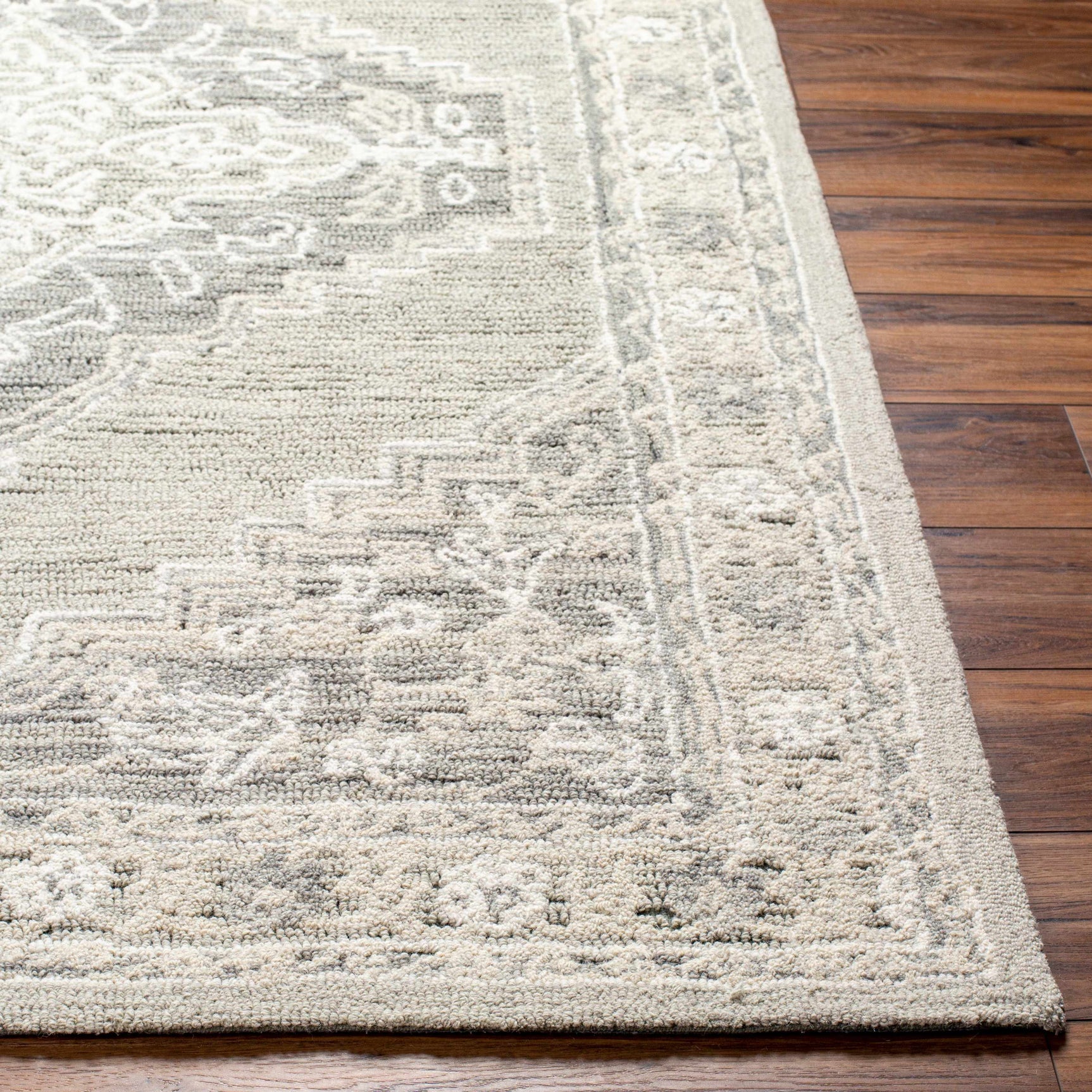 Nani Gray Wool Blend Area Rug - Clearance - Ornate Home