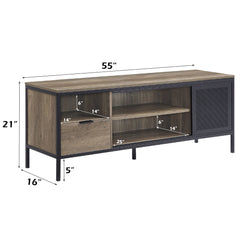 Nantan Oak TV Stand - Ornate Home