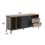 Nantan Oak TV Stand - Ornate Home