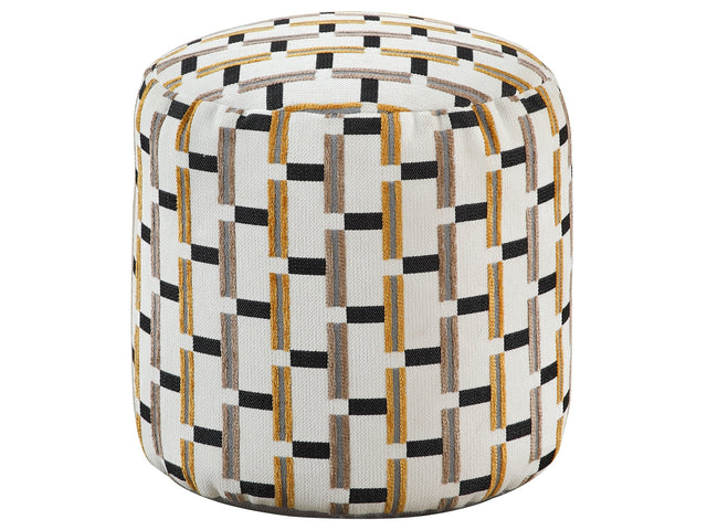 Nantes Multi-color Pouf - Ornate Home