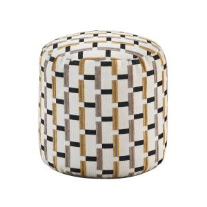Nantes Multi-color Pouf - Ornate Home