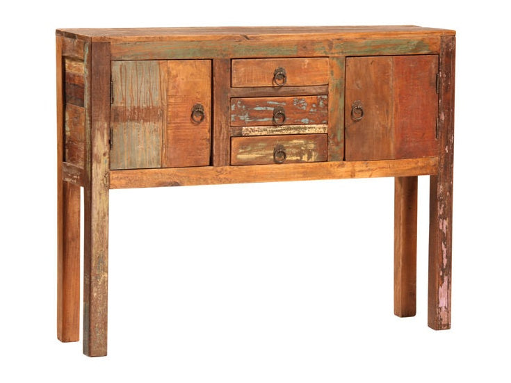 Nantucket Antique Wood Console Table - Ornate Home