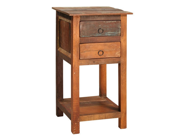 Nantucket Antique Wood Lamp Table - Ornate Home