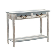 Nantucket Blue/White Console Table - Ornate Home