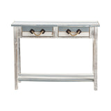 Nantucket Blue/White Console Table - Ornate Home