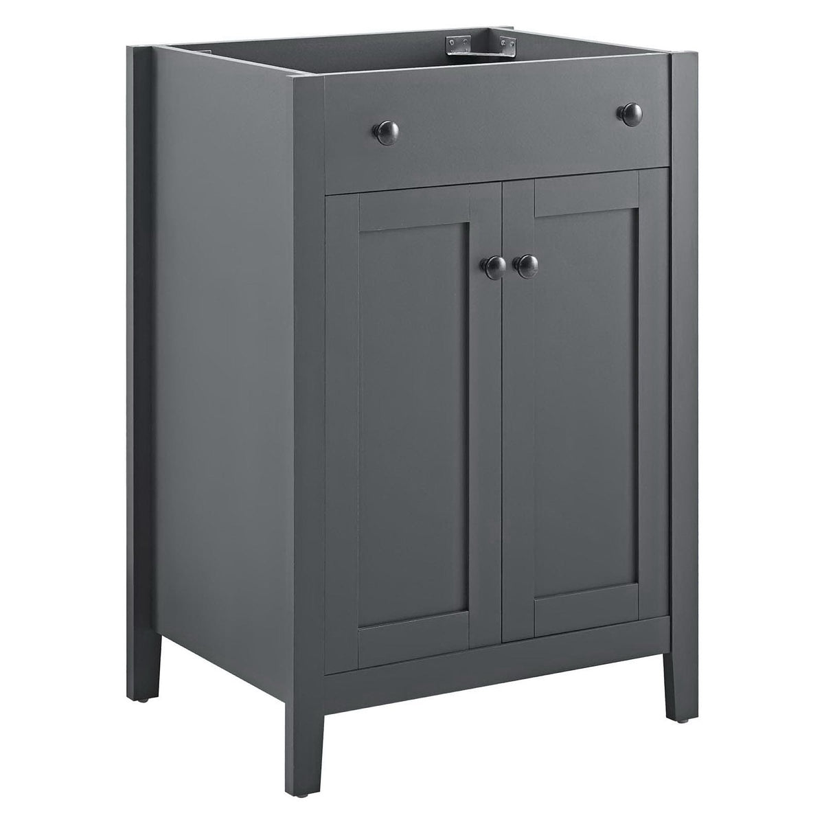 Nantucket Gray 24" Bathroom Vanity Cabinet (Sink Basin Not Included) - Ornate Home