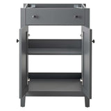 Nantucket Gray 24" Bathroom Vanity Cabinet (Sink Basin Not Included) - Ornate Home