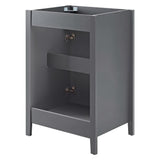 Nantucket Gray 24" Bathroom Vanity Cabinet (Sink Basin Not Included) - Ornate Home