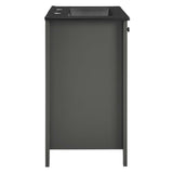 Nantucket Gray/Black 24" Bathroom Vanity - Ornate Home