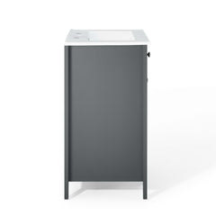 Nantucket Gray/White 24" Bathroom Vanity - Ornate Home
