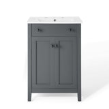 Nantucket Gray/White 24" Bathroom Vanity - Ornate Home