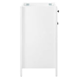 Nantucket White 24" Bathroom Vanity Cabinet (Sink Basin Not Included) - Ornate Home