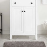 Nantucket White 24" Bathroom Vanity Cabinet (Sink Basin Not Included) - Ornate Home