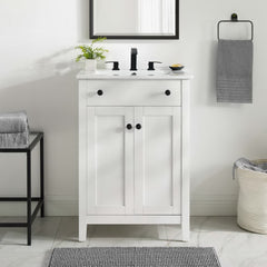 Nantucket White 24" Bathroom Vanity - Ornate Home