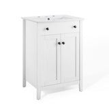 Nantucket White 24" Bathroom Vanity - Ornate Home
