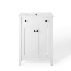 Nantucket White 24" Bathroom Vanity - Ornate Home