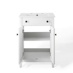 Nantucket White 24" Bathroom Vanity - Ornate Home