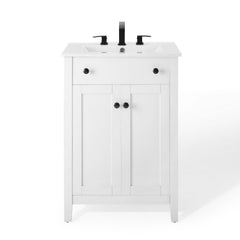 Nantucket White 24" Bathroom Vanity - Ornate Home