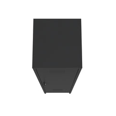 Naomi 15" Single Locker Storage Cabinet in Black - Ornate Home