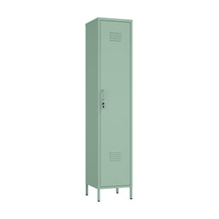 Naomi 15" Single Locker Storage Cabinet in Green - Ornate Home