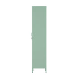 Naomi 15" Single Locker Storage Cabinet in Green - Ornate Home