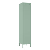 Naomi 15" Single Locker Storage Cabinet in Green - Ornate Home