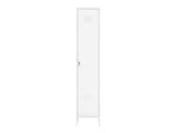 Naomi 15" Single Locker Storage Cabinet in White - Ornate Home