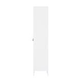 Naomi 15" Single Locker Storage Cabinet in White - Ornate Home