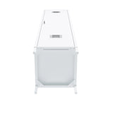 Naomi 15" Single Locker Storage Cabinet in White - Ornate Home