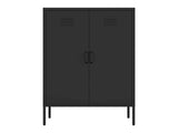 Naomi 31.5" Accent Cabinet in Black - Ornate Home
