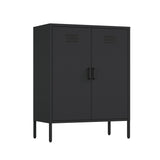 Naomi 31.5" Accent Cabinet in Black - Ornate Home