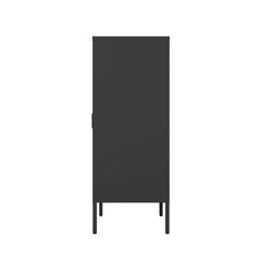 Naomi 31.5" Accent Cabinet in Black - Ornate Home