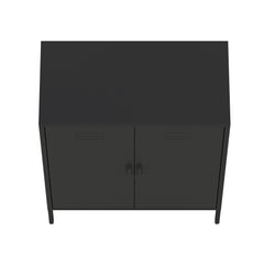 Naomi 31.5" Accent Cabinet in Black - Ornate Home
