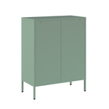 Naomi 31.5" Accent Cabinet in Green - Ornate Home