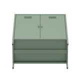 Naomi 31.5" Accent Cabinet in Green - Ornate Home