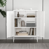 Naomi 31.5" Accent Cabinet in White - Ornate Home