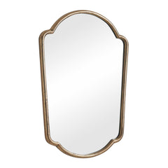 Naomi Antique Brass Mirror - Ornate Home