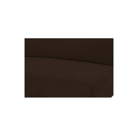 Naomi Dark Brown 2 Piece Concave Modular Sectional - Ornate Home