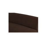 Naomi Dark Brown 2 Piece Convex Modular Sectional - Ornate Home