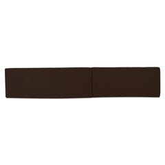 Naomi Dark Brown 2 Piece Wave Modular Sectional - Ornate Home