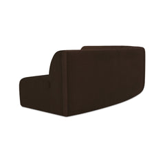 Naomi Dark Brown 3 Piece Concave Modular Sectional - Ornate Home