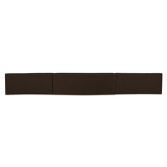 Naomi Dark Brown 3 Piece Wave Modular Sectional - Ornate Home