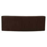 Naomi Dark Brown Concave Sofa - Ornate Home