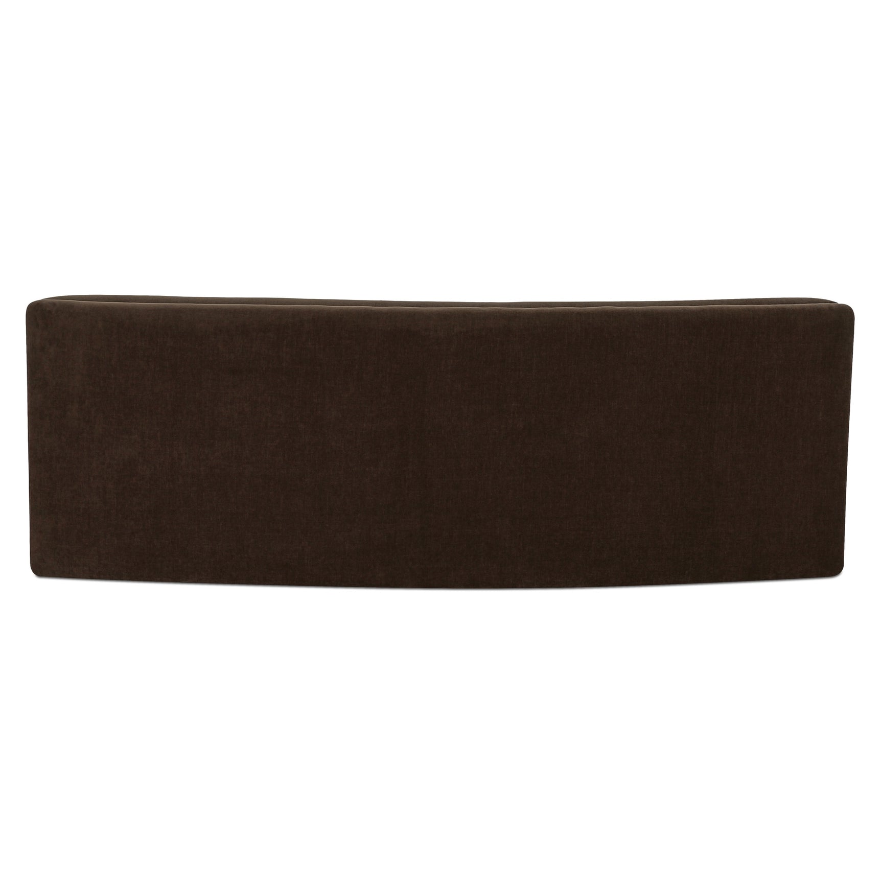 Naomi Dark Brown Concave Sofa - Ornate Home