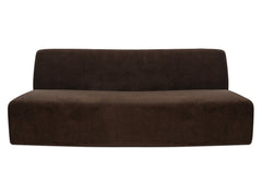 Naomi Dark Brown Convex Sofa - Ornate Home