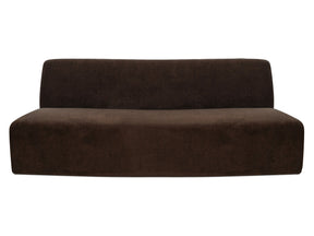 Naomi Dark Brown Convex Sofa - Ornate Home