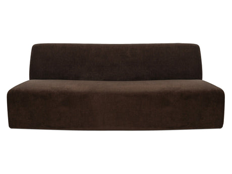 Naomi Dark Brown Convex Sofa - Ornate Home