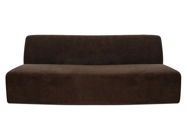 Naomi Dark Brown Convex Sofa - Ornate Home